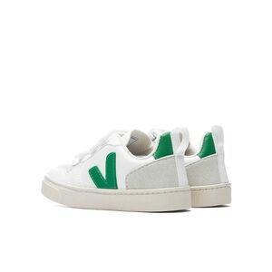Veja Kids Sneakers in White and Green